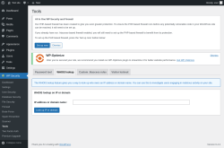 Page screenshot: WP Security &rarr; Tools &rarr; WHOIS lookup