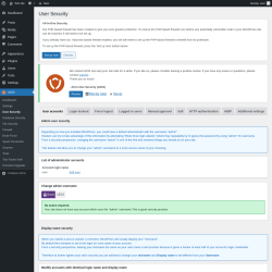 Page screenshot: AIOS → User Security