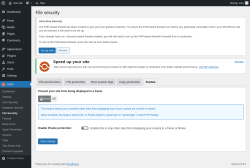 Page screenshot: AIOS → File Security → Frames