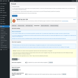 Page screenshot: AIOS → Firewall → Internet bots