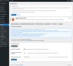 Page screenshot: AIOS → Brute Force → 404 detection