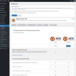 Page screenshot: AIOS → Premium Upgrade