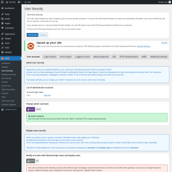 Page screenshot: AIOS → User Security