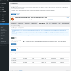 Page screenshot: AIOS → User Security → Manual approval