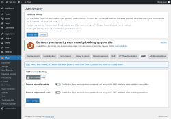 Page screenshot: AIOS → User Security → HIBP