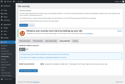 Page screenshot: AIOS → File Security → Copy protection