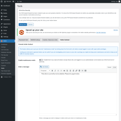 Page screenshot: AIOS → Tools → Visitor lockout
