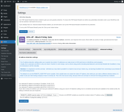 Page screenshot: AIOS → Settings → Advanced settings