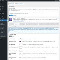 Page screenshot: AIOS → User Security → Login lockout