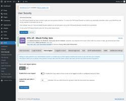 Page screenshot: AIOS → User Security → Force logout