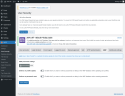 Page screenshot: AIOS → User Security → HIBP