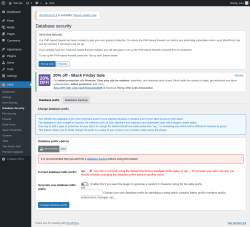 Page screenshot: AIOS → Database Security