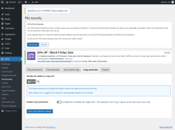 Page screenshot: AIOS → File Security → Copy protection
