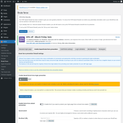 Page screenshot: AIOS → Brute Force → Cookie based brute force prevention