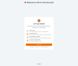 Page screenshot: AIOS &rarr; Settings &rarr; WP version info