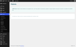 Page screenshot: Alnora &rarr; Patients