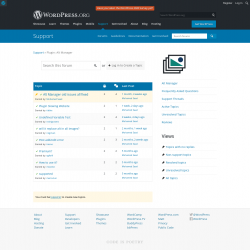 Page screenshot: Settings → Alt Manager → Support Forum