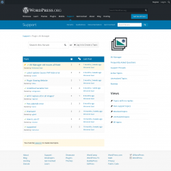 Page screenshot: Settings → Alt Manager → Support Forum
