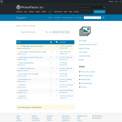 Page screenshot: Settings → Alt Manager → Support Forum