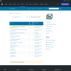 Page screenshot: Settings → Alt Manager → Support Forum