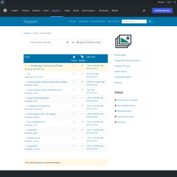 Page screenshot: Settings → Alt Manager → Support Forum