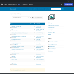 Page screenshot: Settings → Alt Manager → Support Forum