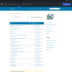 Page screenshot: Settings → Alt Manager → Support Forum
