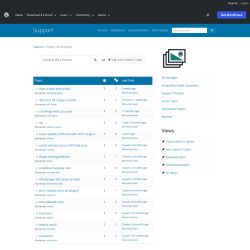 Page screenshot: Settings → Alt Manager → Support Forum