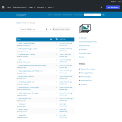 Page screenshot: Settings → Alt Manager → Support Forum