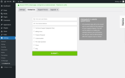 Page screenshot: Settings → Alt Manager → Contact Us