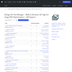 Page screenshot: Settings → Alt Manager → Support Forum