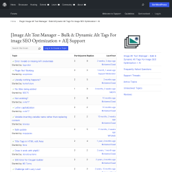 Page screenshot: Settings → Alt Manager → Support Forum