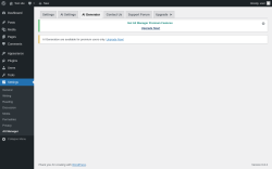 Page screenshot: Settings → Alt Manager → AI Generator