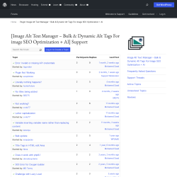 Page screenshot: Settings → Alt Manager → Support Forum