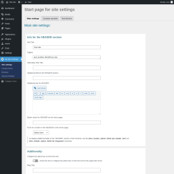 Page screenshot: Alt Site Settings
