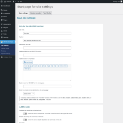 Page screenshot: Alt Site Settings
