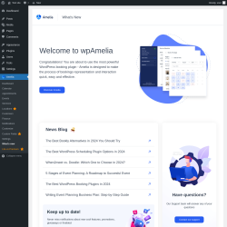 Page screenshot: Amelia &rarr; What&rsquo;s new