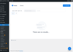 Page screenshot: Amelia → Events