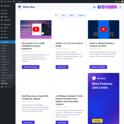 Page screenshot: Amelia &rarr; What&rsquo;s New