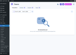 Page screenshot: Amelia &rarr; Finance