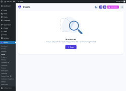 Page screenshot: Amelia &rarr; Events
