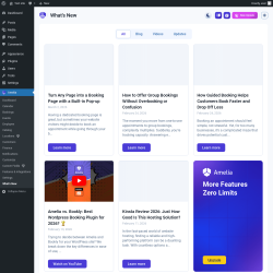 Page screenshot: Amelia &rarr; What&rsquo;s New
