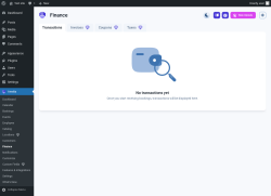 Page screenshot: Amelia &rarr; Finance
