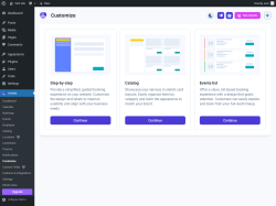 Page screenshot: Amelia &rarr; Customize