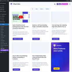 Page screenshot: Amelia &rarr; What&rsquo;s New