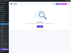 Page screenshot: Amelia &rarr; Events