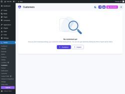 Page screenshot: Amelia &rarr; Customers