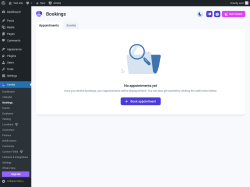 Page screenshot: Amelia &rarr; Bookings