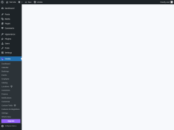 Page screenshot: Welcome &lsaquo; Test site &mdash; WordPress