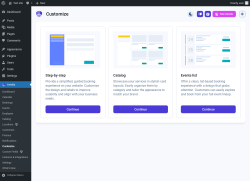 Page screenshot: Amelia &rarr; Customize